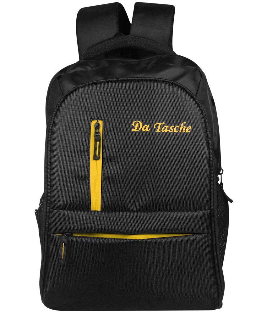     			Da Tasche 25 Ltrs Polyester Backpack *For Boys & Girls ( Black )