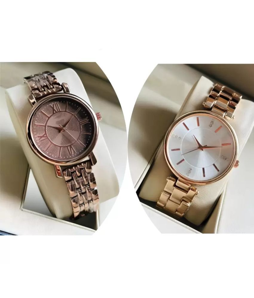     			EEWHI Rose Gold Metal Analog Womens Watch