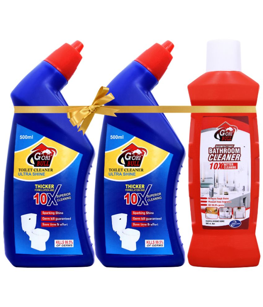     			GORIBULL GORIBULL Toilet Cleaner Ready to Use Liquid REGULAR 500 Pack of 3