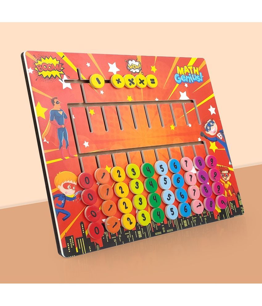     			NHR 3D Learning Puzzle | Maze Tracing Math Calculator Board | Mathematical Number Calculation Board Game Learning Toy For Kids 1+ Year