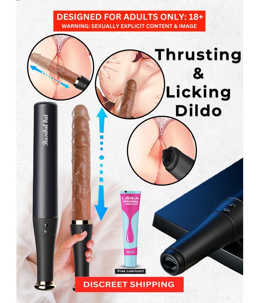     			Naughty Nights G- Spots 10 Strong Vibration Modes Realistic Penis Thrusting Dildo with USB Chargeable Sexual Vibrator For Female