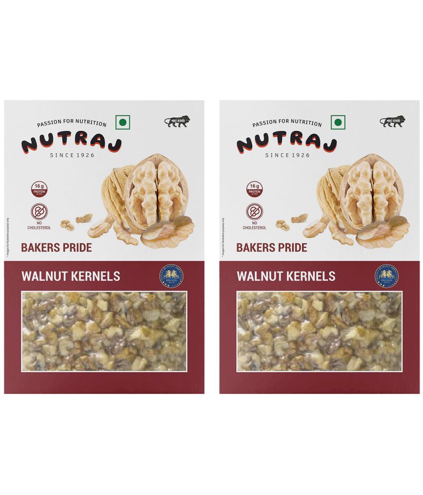     			Nutraj Bakers Pride Walnut Kernels 500g (250g X 2), Akhrot Giri 500g