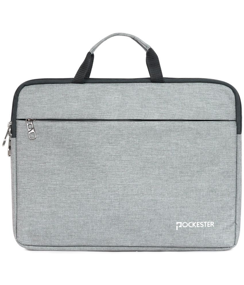     			Pockester Light Grey Laptop Sleeves