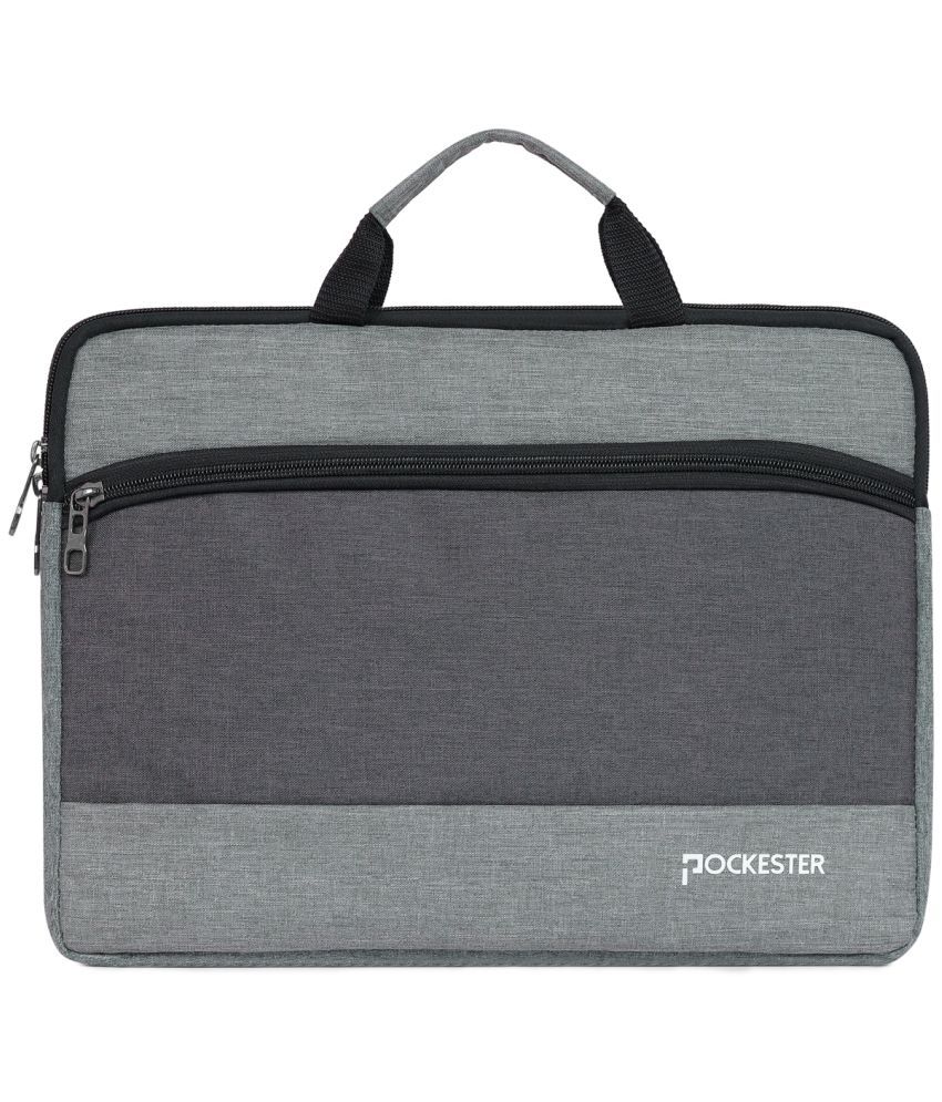     			Pockester Light Grey Laptop Sleeves