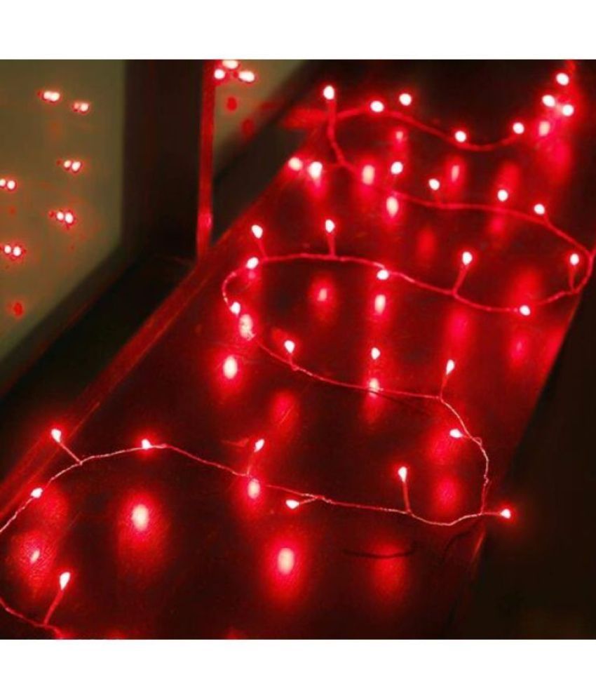     			ZESTRUM Red 21M String Light ( Pack of 6 )