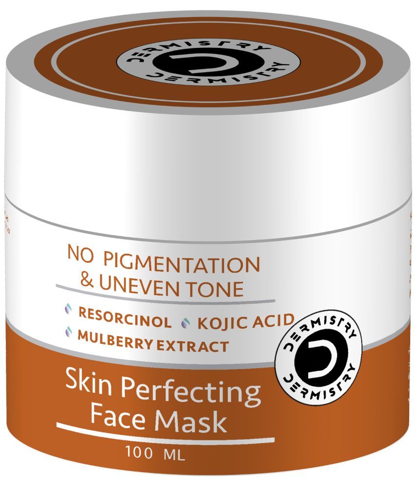     			Dermistry Kojic Acid Mulberry Ext Face Pack Mask Instant Tan D De Pigmentation Blemishes Dark Spots Uneven Tone Dull Skin Removal Remover for Men Women Skin Whitening Lightening Brightening Glowing Instant Glow Beauty Fairness Goree Gori 100ml