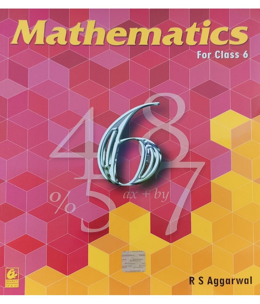     			Mathematics for Class 6 in English by R S Aggarwal