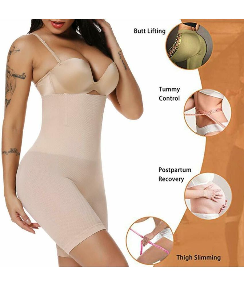     			Alroxtion Pack of 1 Cotton Blend Women's BodySuite ( Beige )