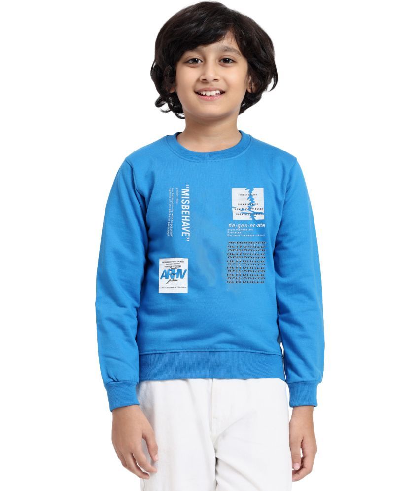     			Hiflyers Pack of 1 Boys Cotton Blend Sweatshirt ( Blue )