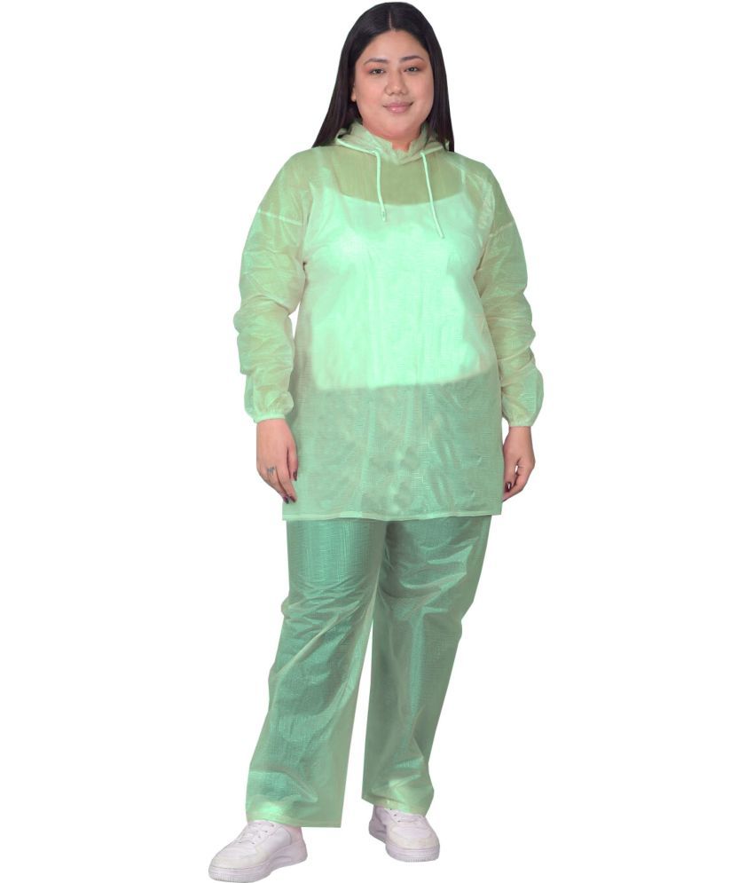     			Reoutlook PVC Raincoat Set - Green