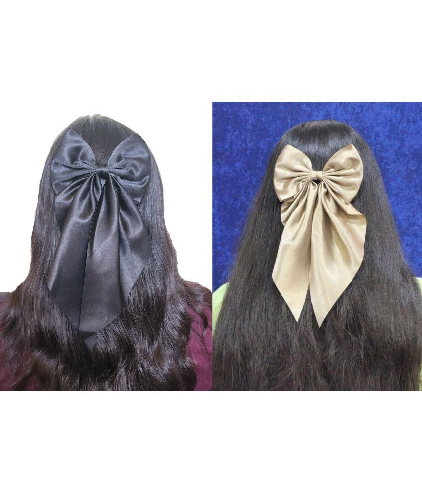     			Rhosyn Black Women's Hair Clip ( Pack of 2 )