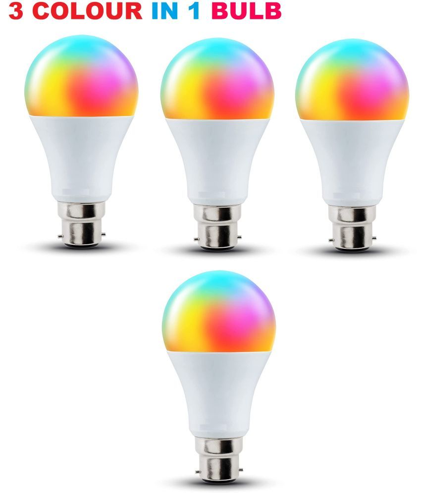     			SPARKWORLD 9W Cool Day Light LED Bulb ( Pack of 4 )