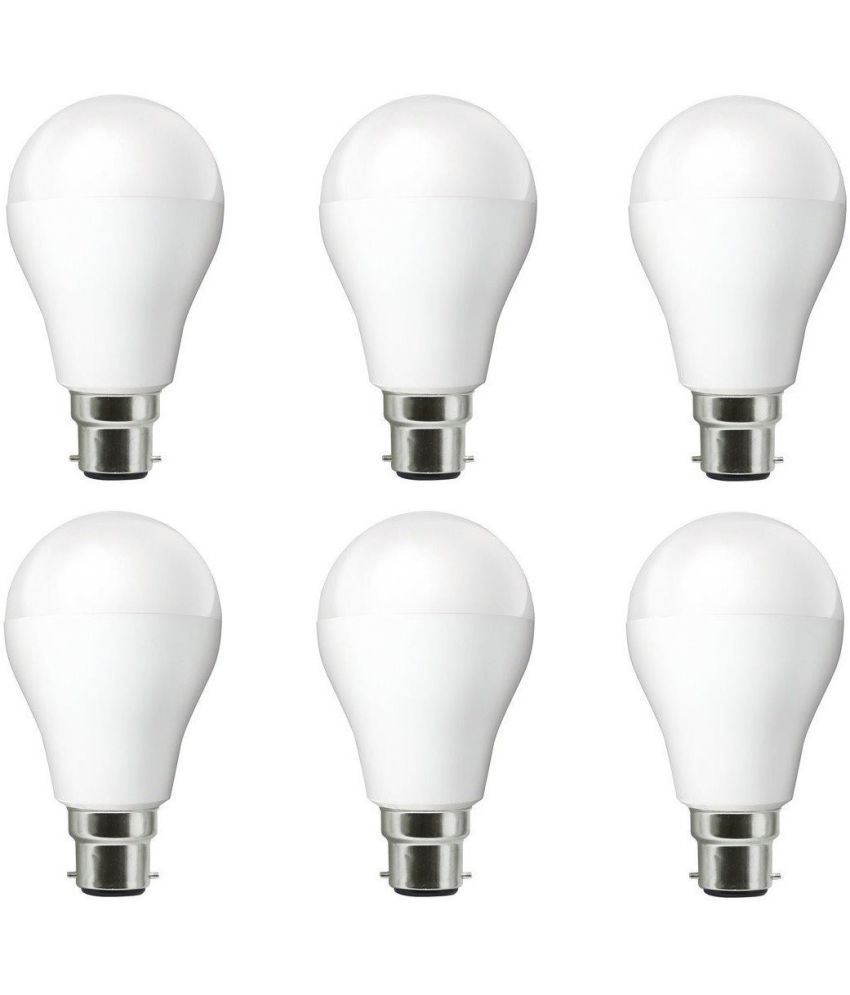     			SPARKWORLD 9W Cool Day Light LED Bulb ( Pack of 6 )