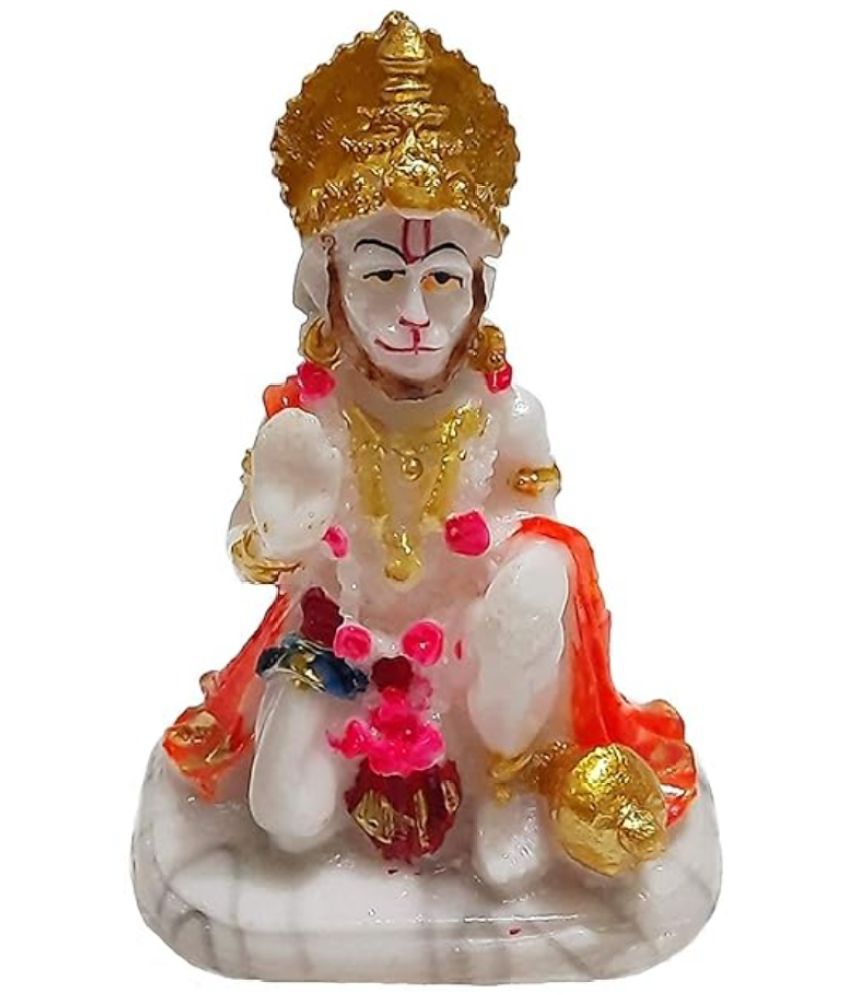     			Awesome Craft Marble Lord Hanuman Idol ( 9 cm )