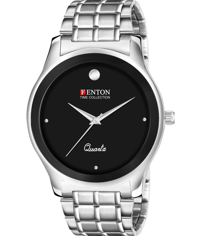     			Fenton Silver Stainless Steel Analog Men's Watch