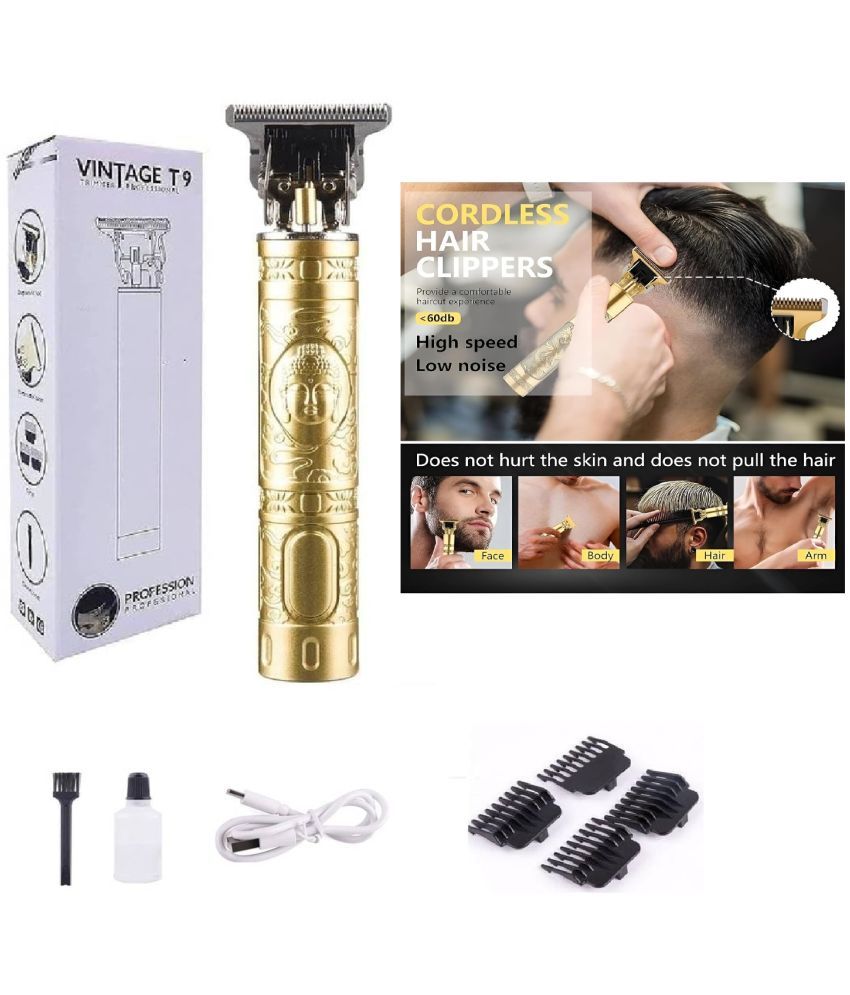     			Gatih Hair Trimmer Gold Cordless Beard Trimmer With 120 minutes Runtime