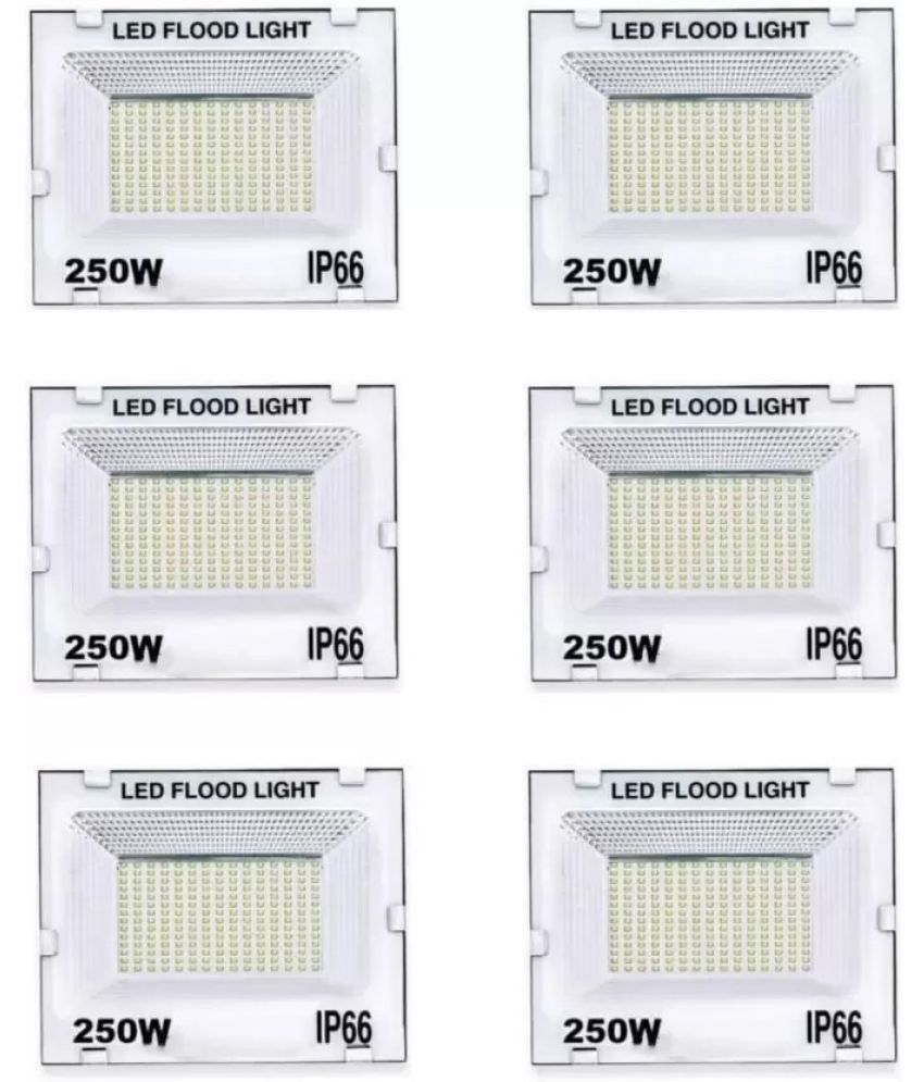     			KCS LITE Flood Light Cool Day Light - Pack of 6