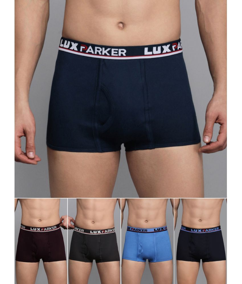     			LUX PARKER Pack of 5 Cotton Blend Trunks For Men's ( Multicolor13 )