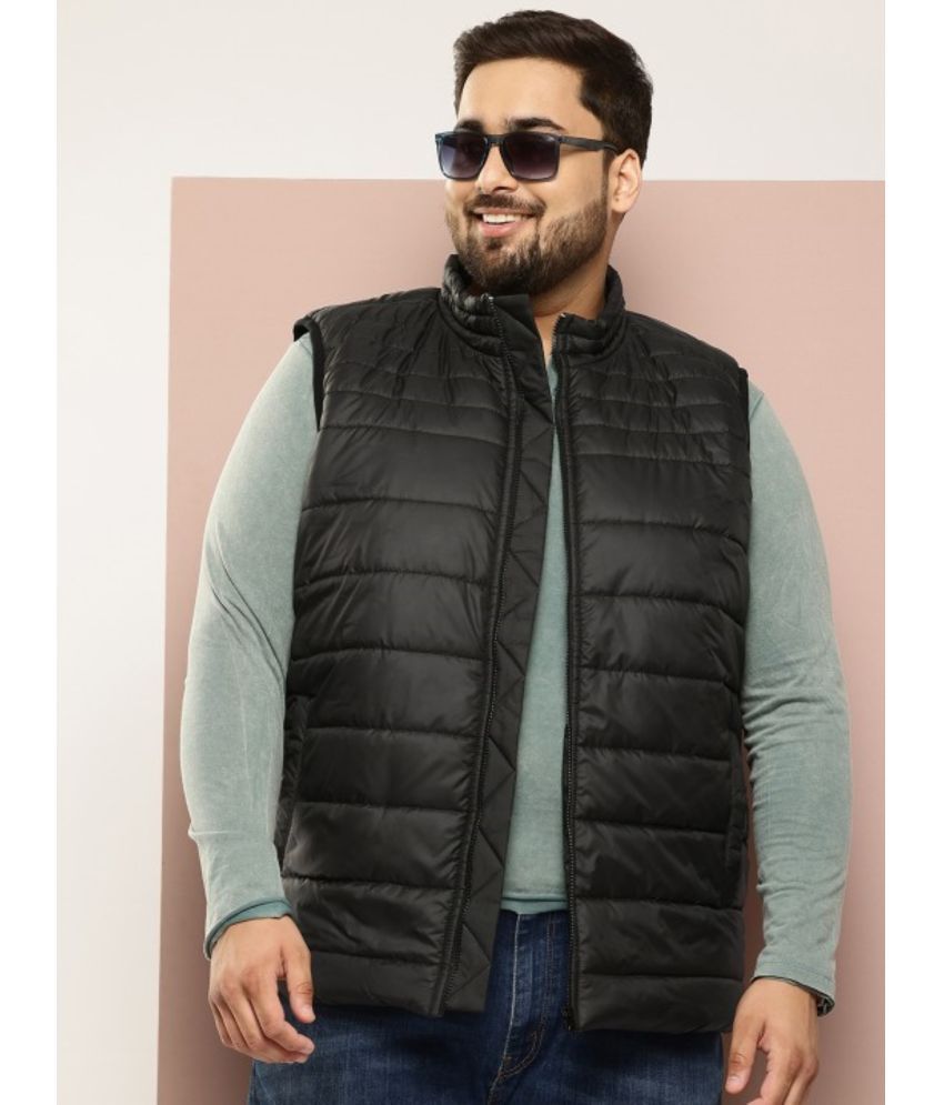     			MAYKR Polyester Men's Puffer Jacket - Black ( Pack of 1 )