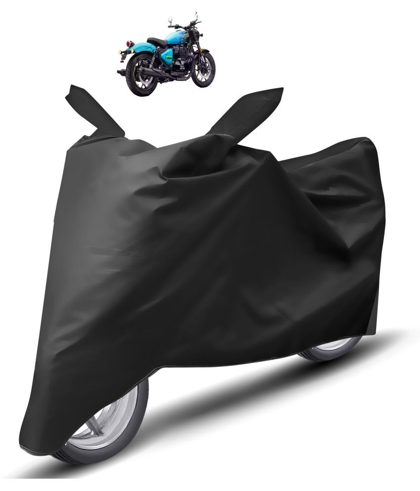     			Mockhe Bike Body Cover for Royal Enfield All Bike Models ( Pack of 1 ) , Black