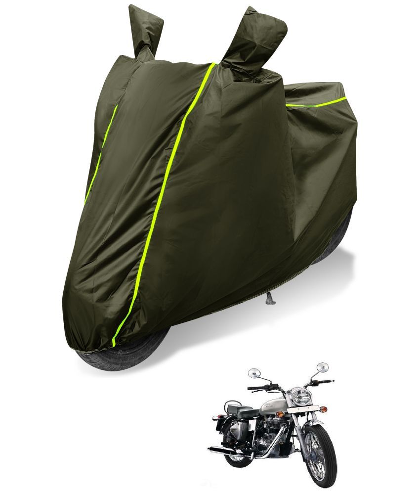     			Mockhe Bike Body Cover for Royal Enfield Bullet Electra ( Pack of 1 ) , Green