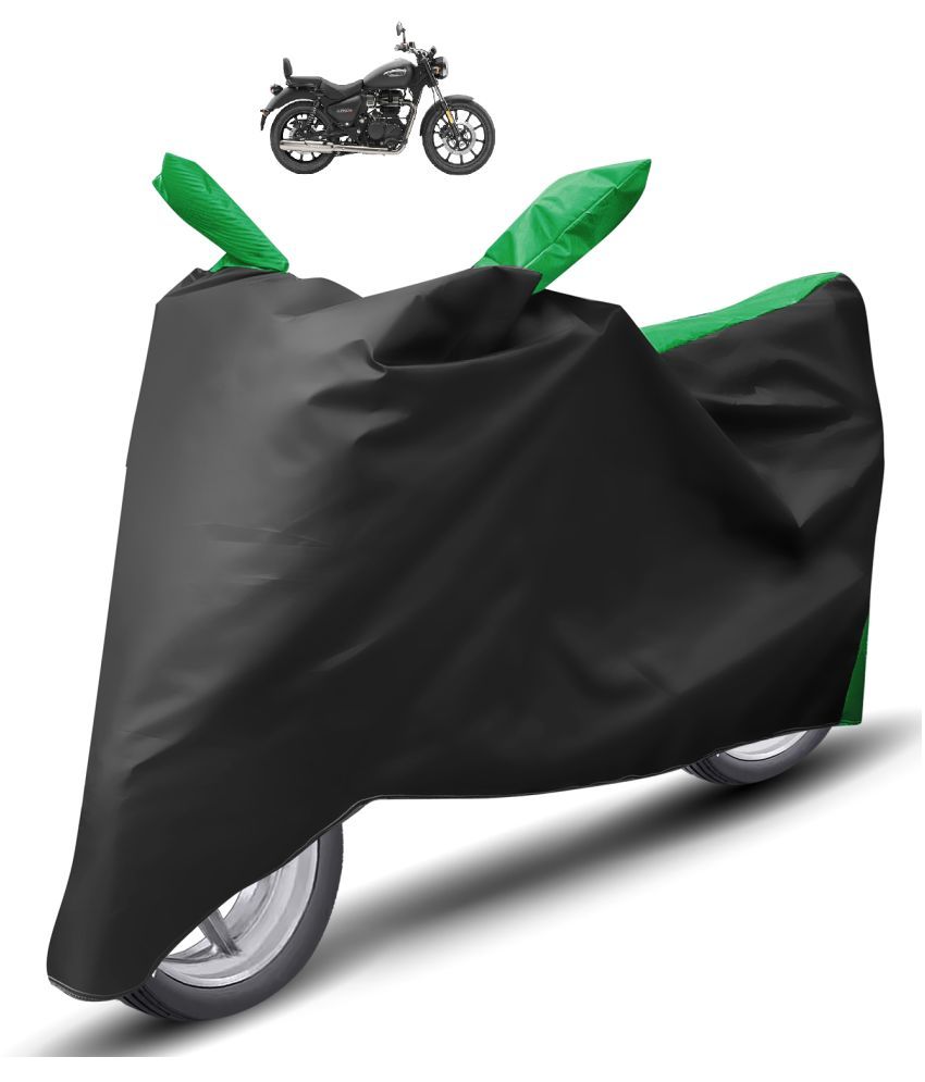     			Mockhe Bike Body Cover for Royal Enfield All Bike Models ( Pack of 1 ) , Green