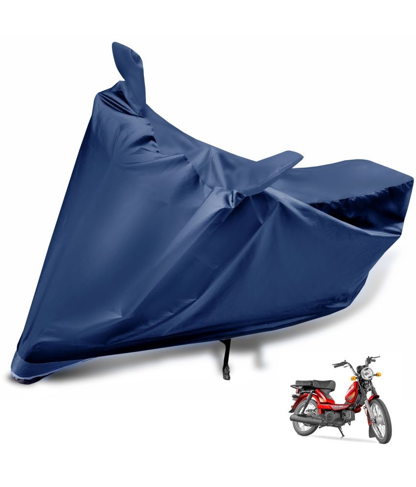     			Mockhe Bike Body Cover for TVS Heavy Duty Super XL ( Pack of 1 ) , Navy Blue