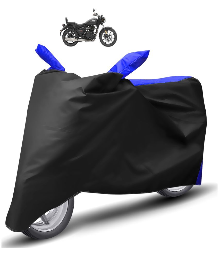     			Mockhe Bike Body Cover for Royal Enfield All Bike Models ( Pack of 1 ) , Navy Blue