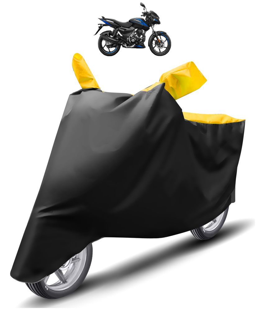     			Mockhe Bike Body Cover for Bajaj Pulsar 125 ( Pack of 1 ) , Yellow