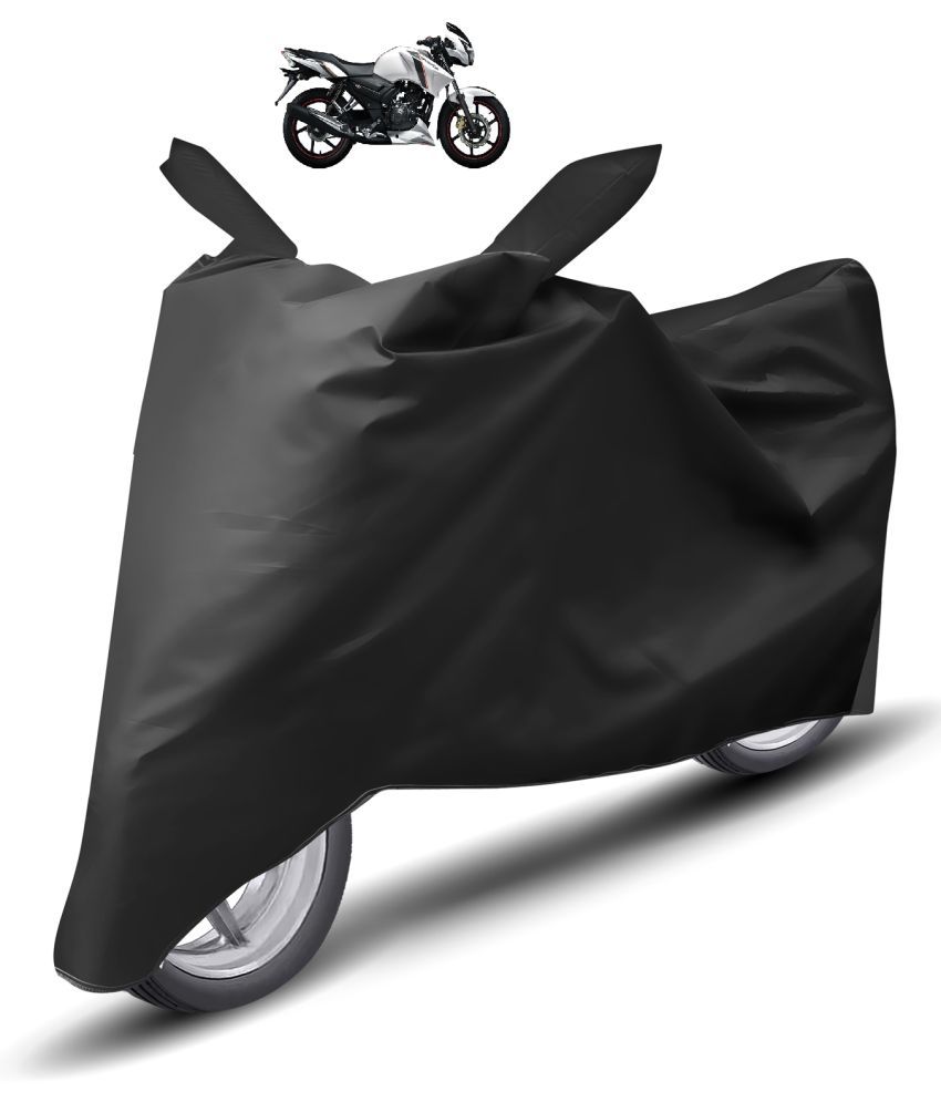     			Mockhe Bike Body Cover for TVS Apache RTR 160 ( Pack of 1 ) , Black