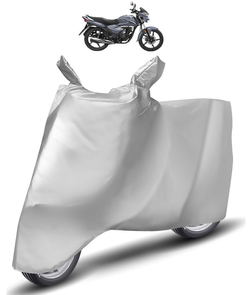     			Mockhe Bike Body Cover for Honda SHINE ( Pack of 1 ) , Silver