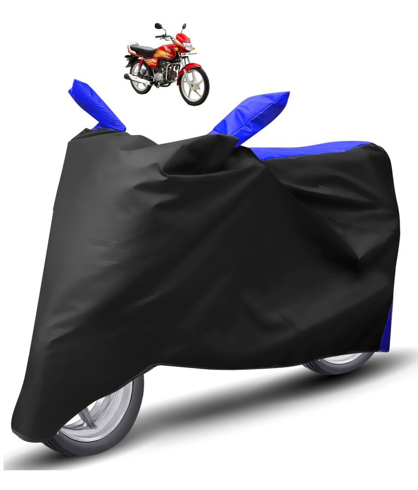     			Mockhe Bike Body Cover for Hero HF Deluxe ( Pack of 1 ) , Navy Blue