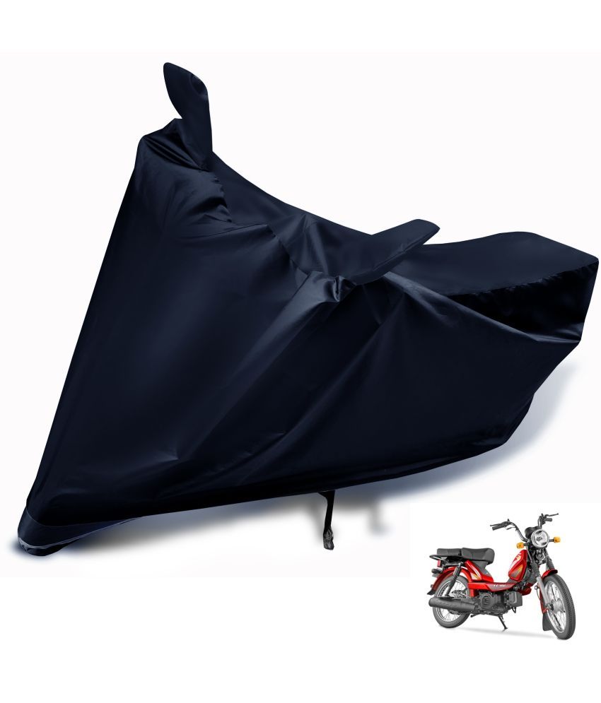     			Mockhe Bike Body Cover for TVS Heavy Duty Super XL ( Pack of 1 ) , Black