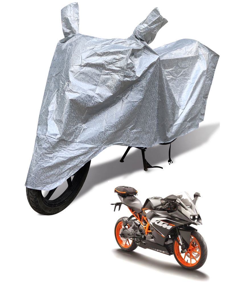     			Mockhe Bike Body Cover for KTM RC 200 ( Pack of 1 ) , Silver