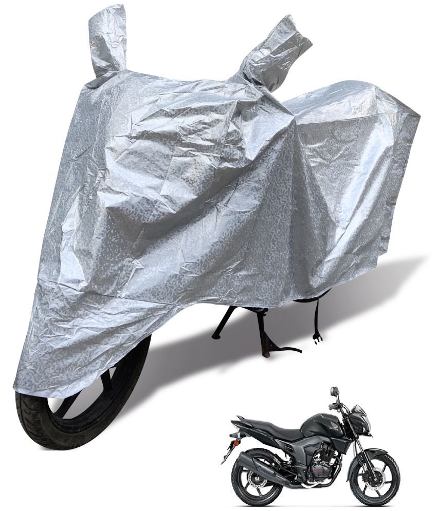     			Mockhe Bike Body Cover for Honda CB Trigger ( Pack of 1 ) , Silver