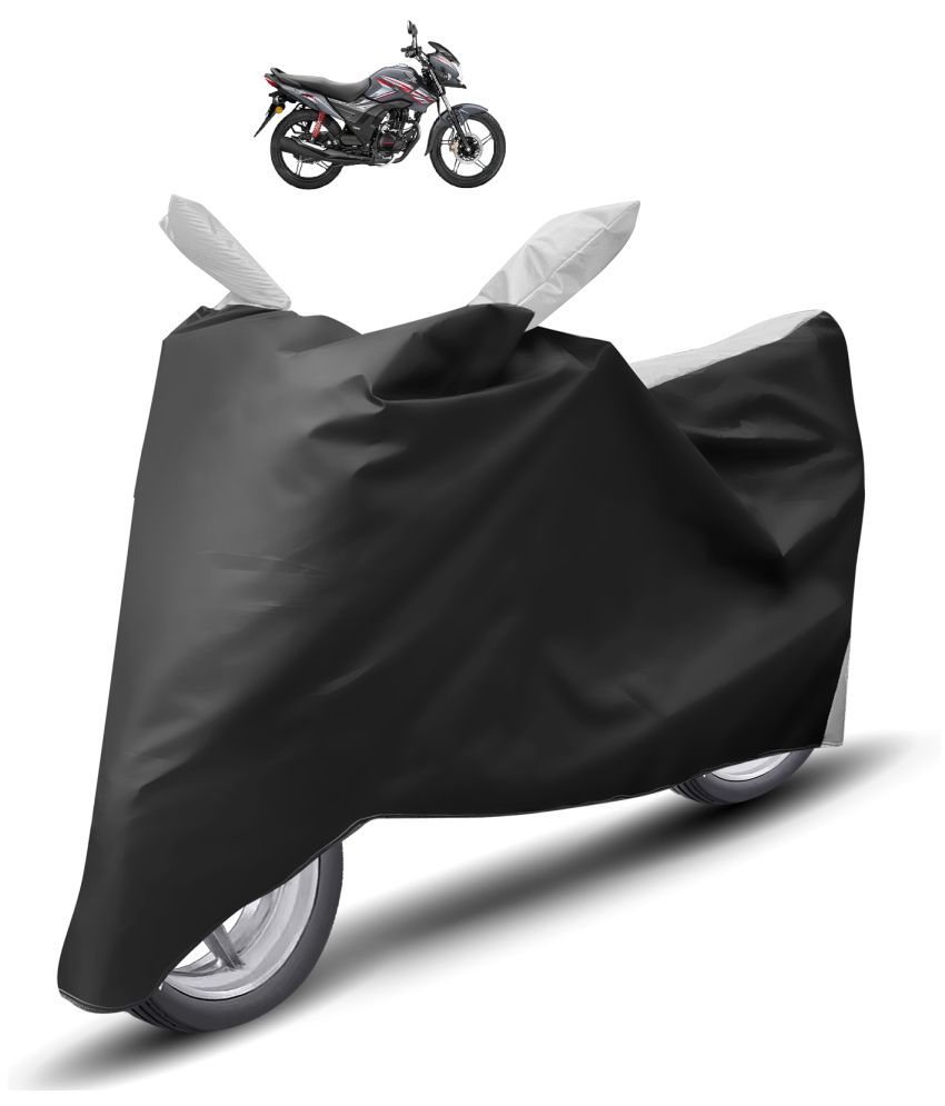     			Mockhe Bike Body Cover for Honda All Bike Models ( Pack of 1 ) , Silver