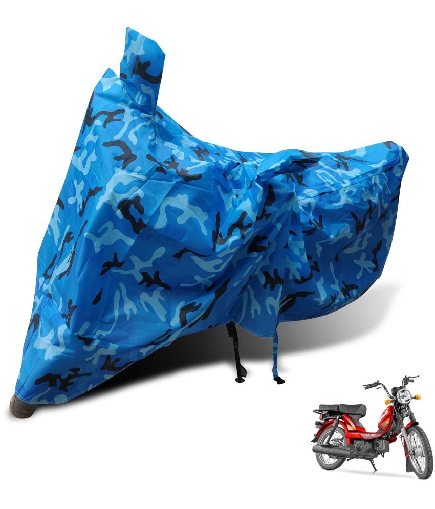     			Mockhe Bike Body Cover for TVS Heavy Duty Super XL ( Pack of 1 ) , Blue