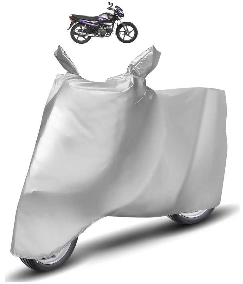     			Mockhe Bike Body Cover for Hero Super Splendor ( Pack of 1 ) , Silver