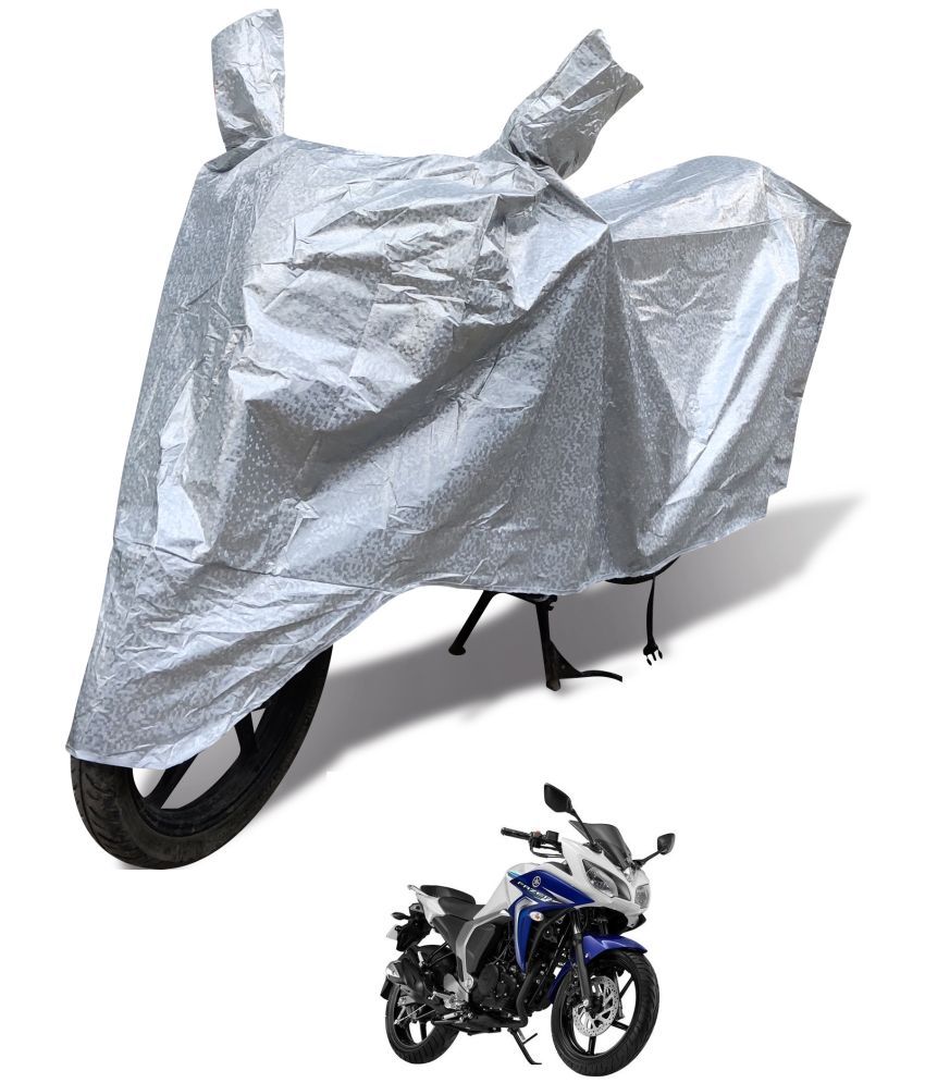     			Mockhe Bike Body Cover for Yamaha Fazer FI ( Pack of 1 ) , Silver