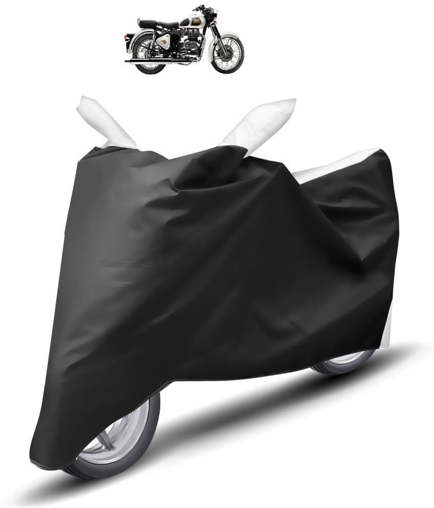     			Mockhe Bike Body Cover for Royal Enfield Classic 350 ( Pack of 1 ) , White