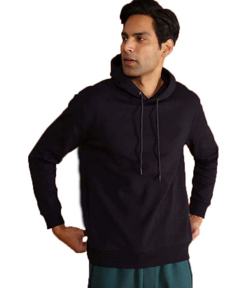     			Reoutlook Woollen Hooded Men's Sweatshirt - Blue ( Pack of 1 )