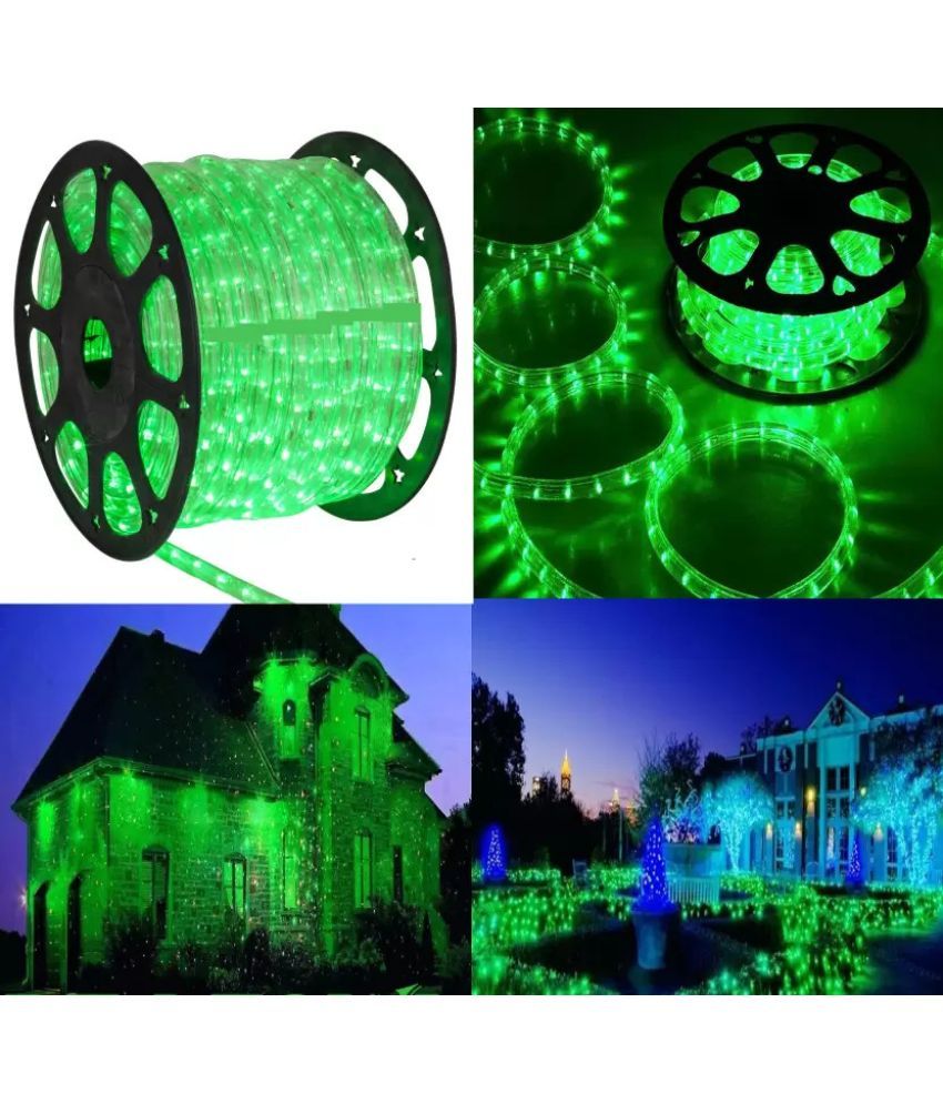     			Spark World Green 20M LED Rope Light ( Pack of 1 )