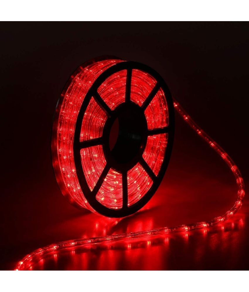     			Spark World Red 10 Mtr LED Rope Light ( Pack of 1 )