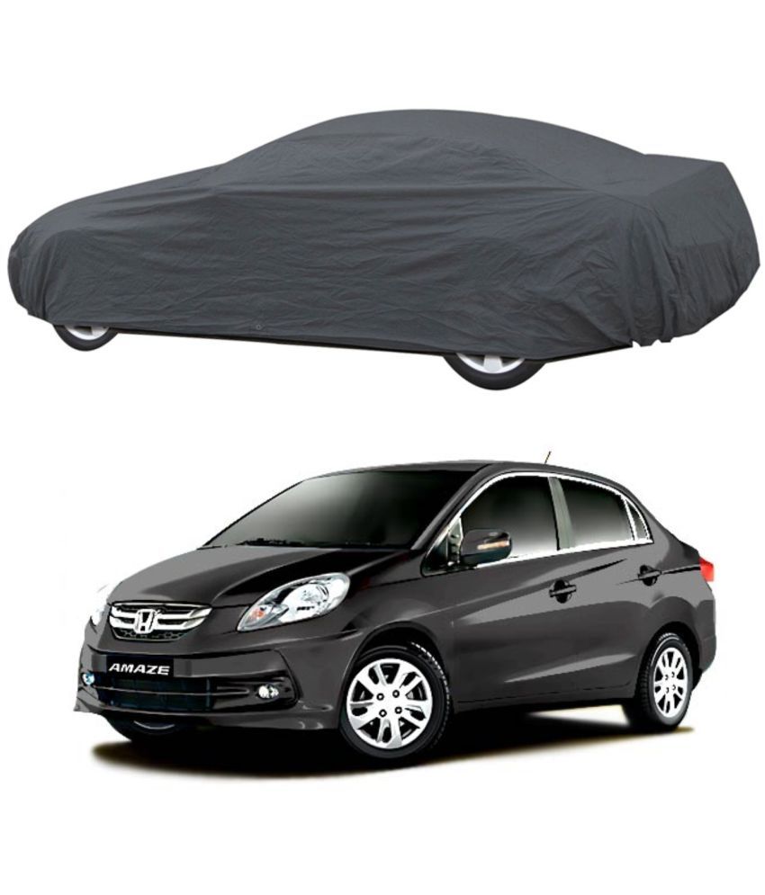     			Autoreatil Car Body Cover for Honda Amaze [2014-2015] Without Mirror Pocket ( Pack of 1 ) , Grey