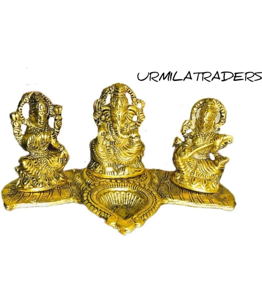     			Basukiya Polyresin Laxmi Ganesh Idol ( 15 cm )