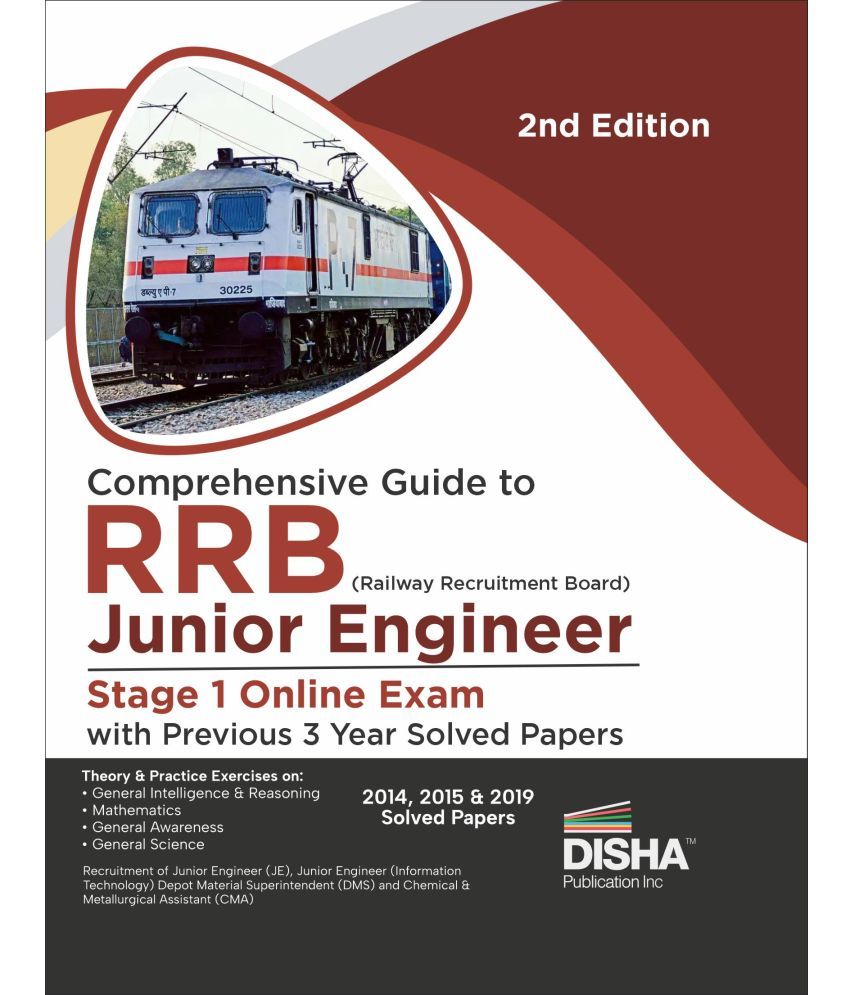     			Comprehensive Guide to RRB (Railway Recruitment Board) Junior Engineer Stage 1 Online Exam with Previous 3 Year Solved Papers 2nd Edition