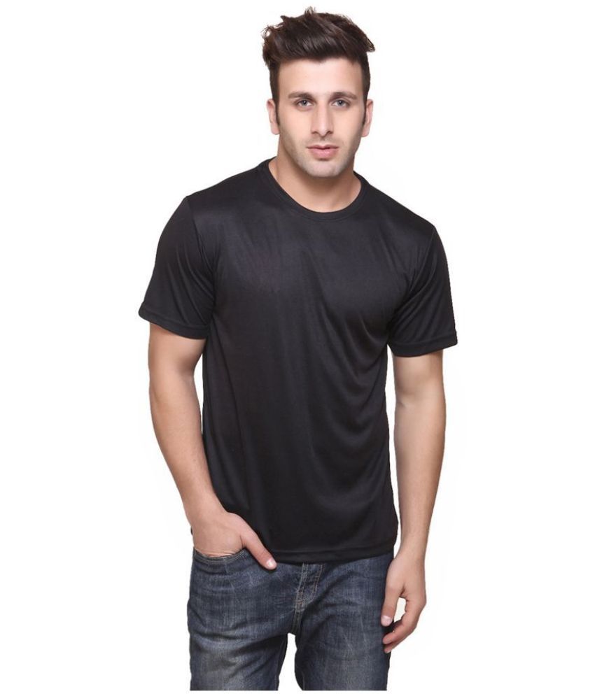     			Concepts Pack of 1 Polyester Slim Fit Solid Half Sleeves Men's Polo T Shirt ( Black )