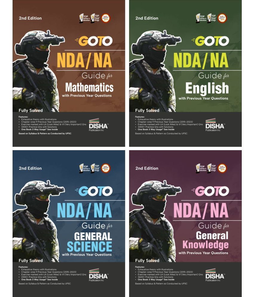     			GOTO NDA/ NA Study Package for Mathematics, English, General Knowledge & Science with Previous Year Questions 2nd Edition