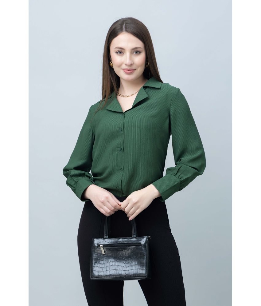     			Purys Green Satin Shirt - Pack of 1