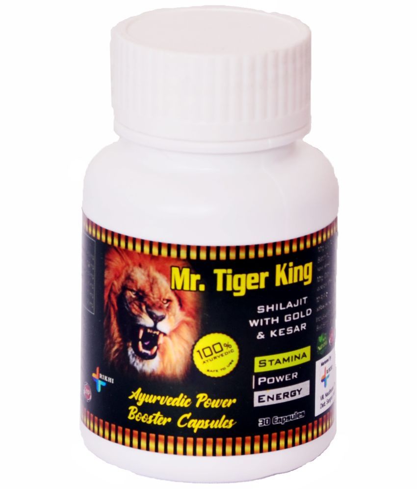     			Rikhi Mr. Tiger King Ayurvedic Capsule 30 no.s Pack of 1